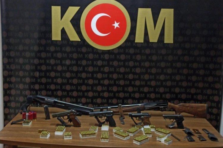 Malatya'da silah ka&ccedil;ak&ccedil;ılarına b&uuml;y&uuml;k darbe
