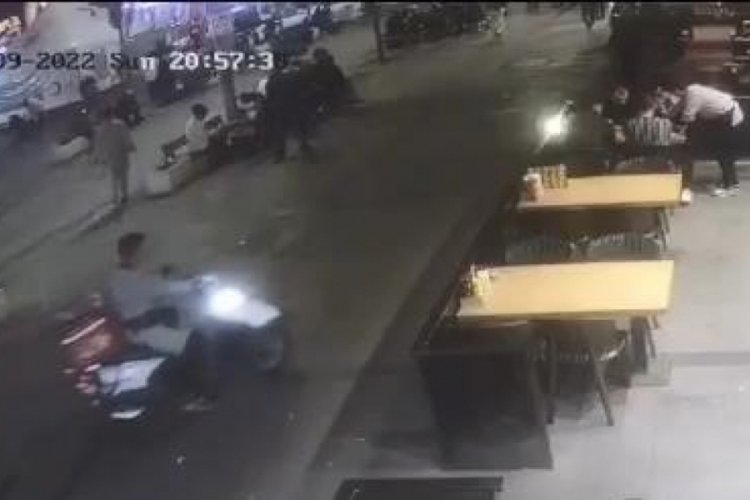 İstanbul'da acemi motosikletli ortalığı birbirine kattı
