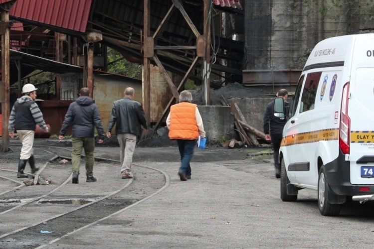 Amasra'daki maden sahasında incelemeler başladı