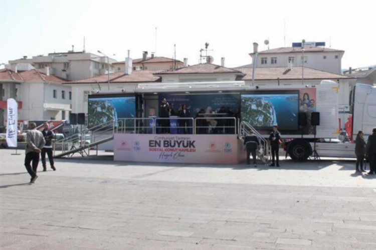 "İlk Evim İlk İş Yerim" tanıtım tırı Yozgat'ta vatandaşlarla buluştu
