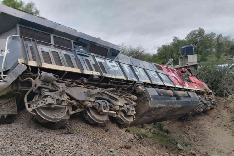 Meksika'da tırla &ccedil;arpışan tren raydan &ccedil;ıktı: 4 yaralı
