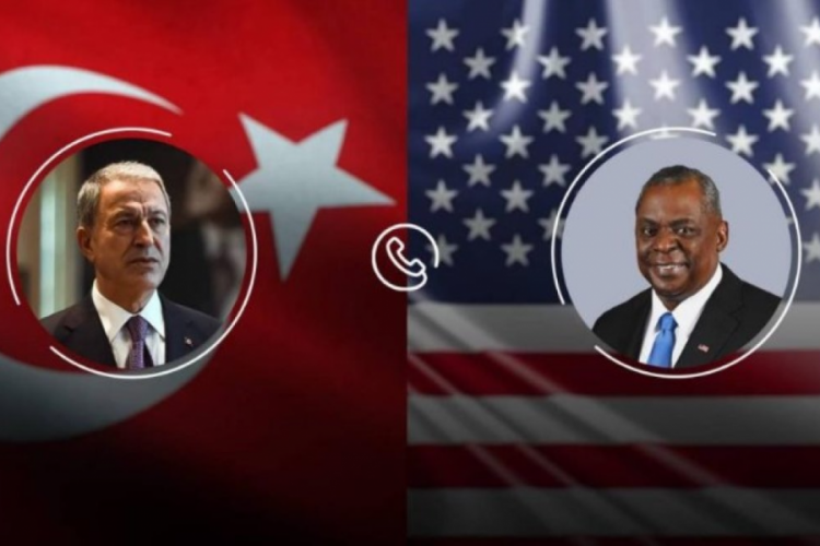 Hulusi Akar, ABD Savunma Bakanı Austin ile g&ouml;r&uuml;şt&uuml;