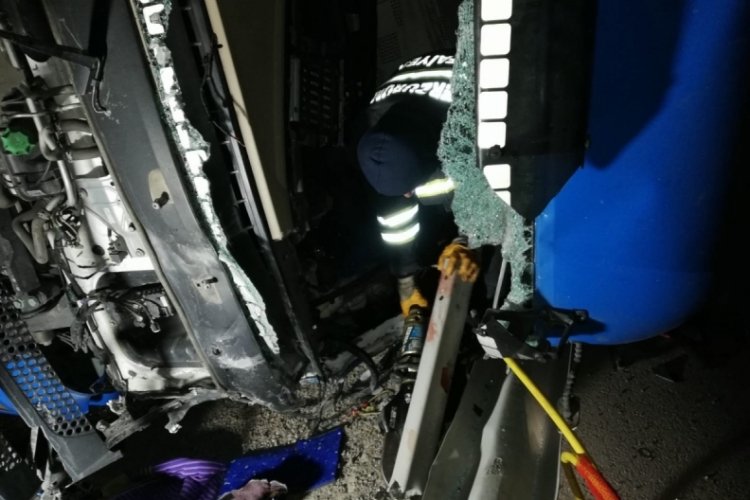 Erzurum'da trafik kazası: 1 &ouml;l&uuml;, 1 ağır yaralı