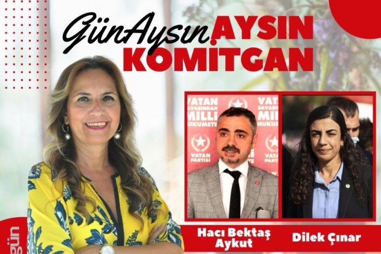 G&uuml;n'Aysın'ın konukları Hacı Bektaş Aykut ve Dilek &Ccedil;ınar