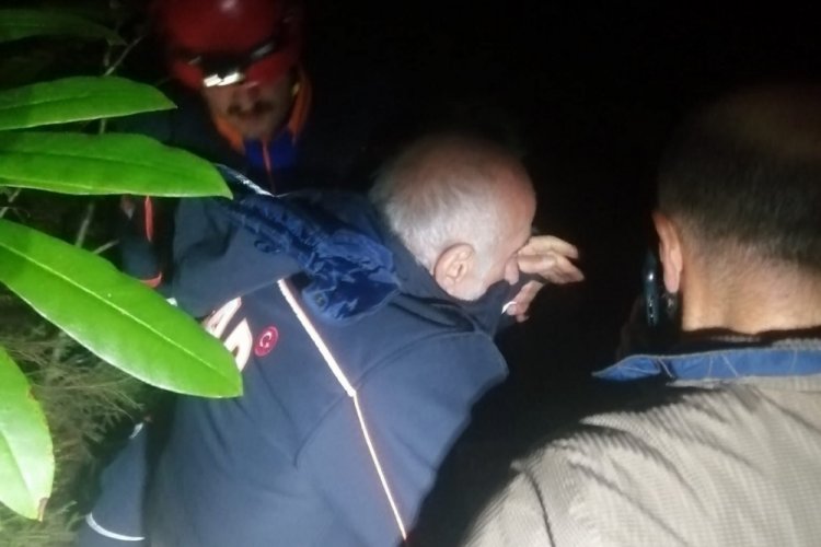 Rize'de kaybolan 66 yaşındaki adam 5 saat sonra bulundu