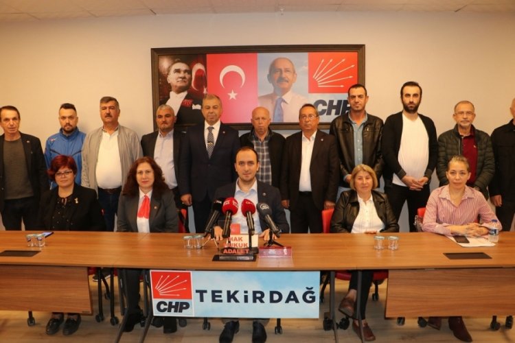 CHP Tekirdağ'da deprem s&uuml;r&uuml;yor: S&uuml;leymanpaşa İl&ccedil;e Başkanı ve y&ouml;netim kurulu istifa etti