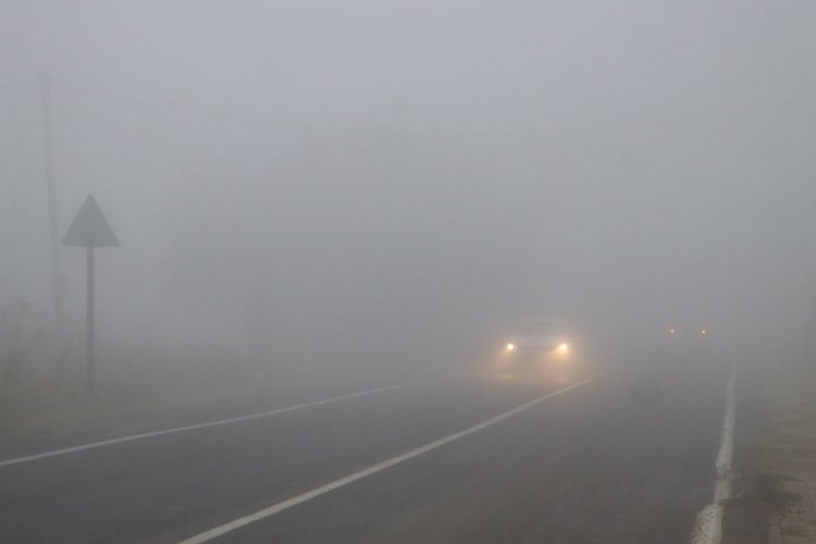 Tekirdağ'da yoğun sis ulaşımda zor anlar yaşattı