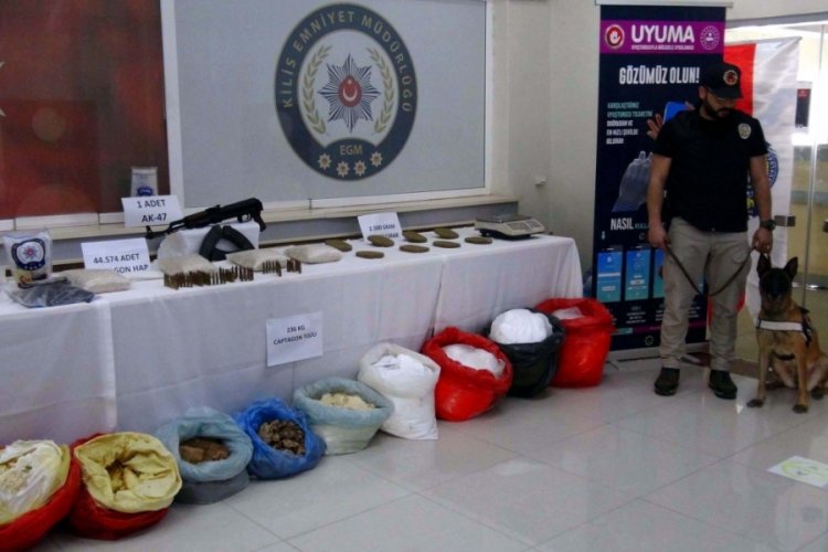 Kilis'te uyuşturucu operasyonunda 2 tutuklama