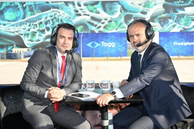 Bursa B&uuml;y&uuml;kşehir Belediye Başkanı TOGG a&ccedil;ılışında konuştu