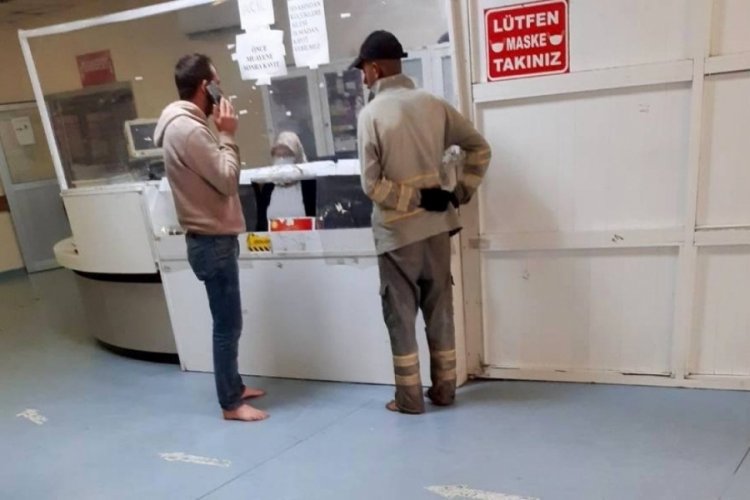 Osmaniye'de iş&ccedil;ilerden duygulandıran hareket