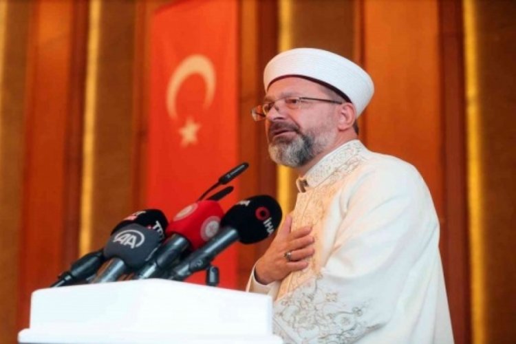 Diyanet İşleri Başkanı Erbaş, 4. İl&ccedil;e M&uuml;ft&uuml;leri Kongresi'nde konuştu