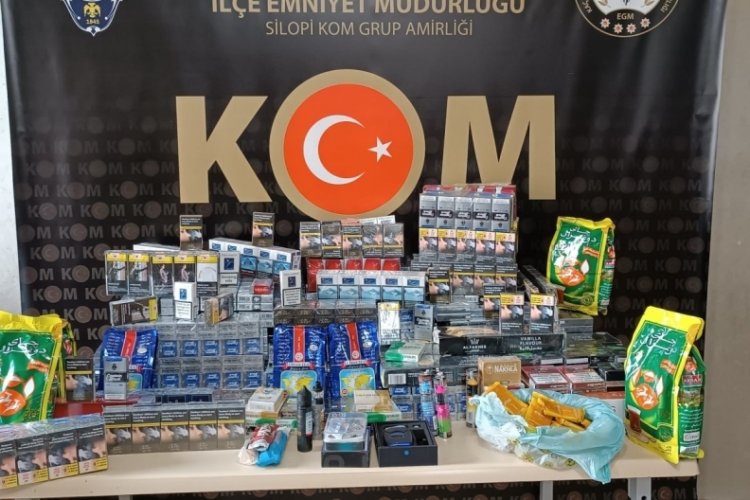 Şırnak'ta ka&ccedil;ak&ccedil;ılık ve asayiş operasyonu