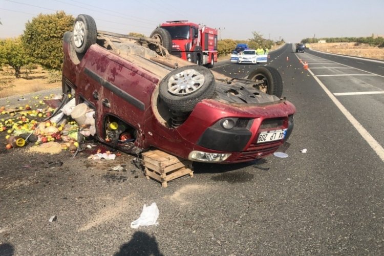 Malatya'da yaşlı &ccedil;ifti trafik kazası ayırdı