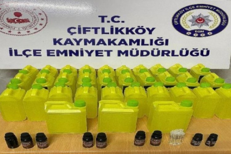 Yalova'da sahte alkol operasyonu