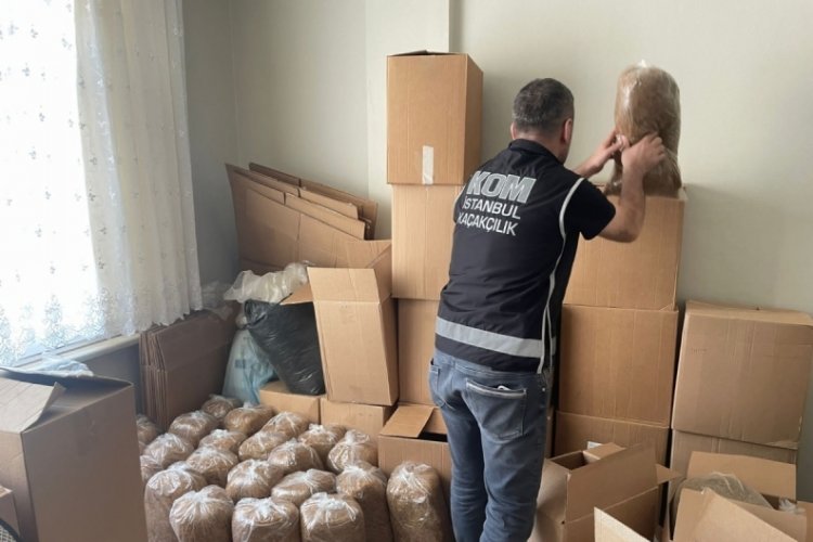 İstanbul'da ka&ccedil;ak t&uuml;t&uuml;n operasyonunda 16 ş&uuml;pheli g&ouml;zaltına alındı