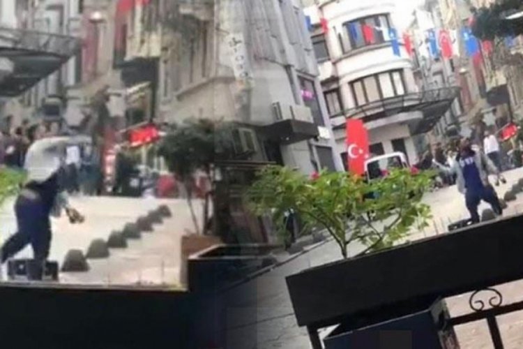 Sevgilisi ile tartıştı! Şişeleri fırlattı