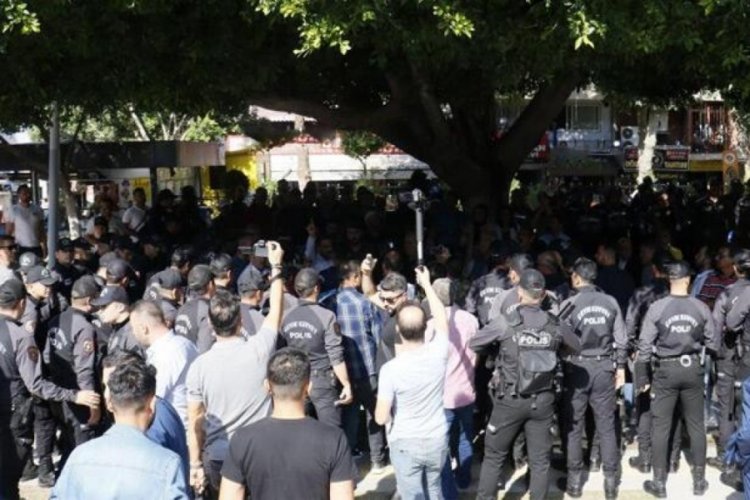 İzinsiz basın a&ccedil;ıklaması yapmak isteyen HDP'lilere izin verilmedi
