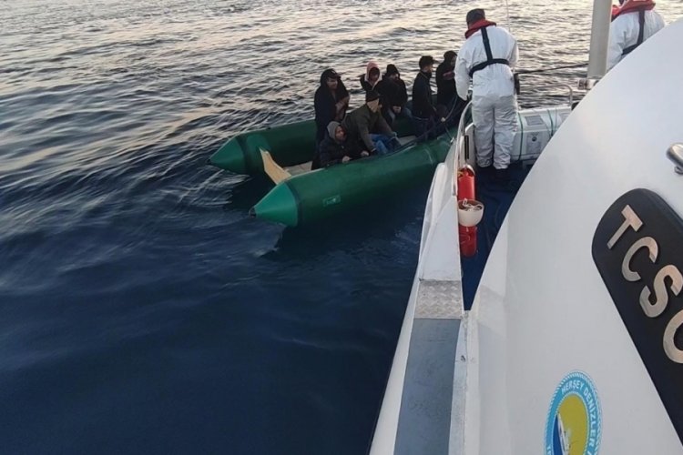 Aydın'da 8 d&uuml;zensiz g&ouml;&ccedil;men kurtarıldı