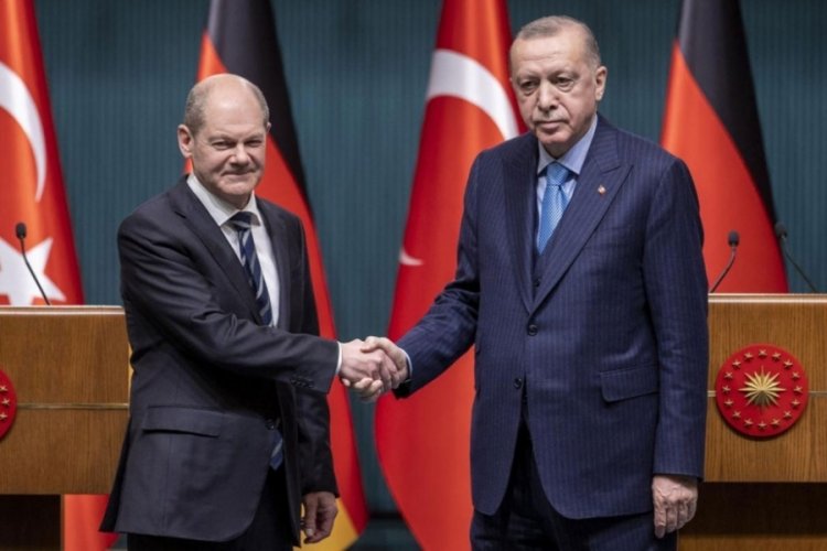 Scholz Erdoğan g&ouml;r&uuml;şmesine ilişkin Almanya'dan a&ccedil;ıklama