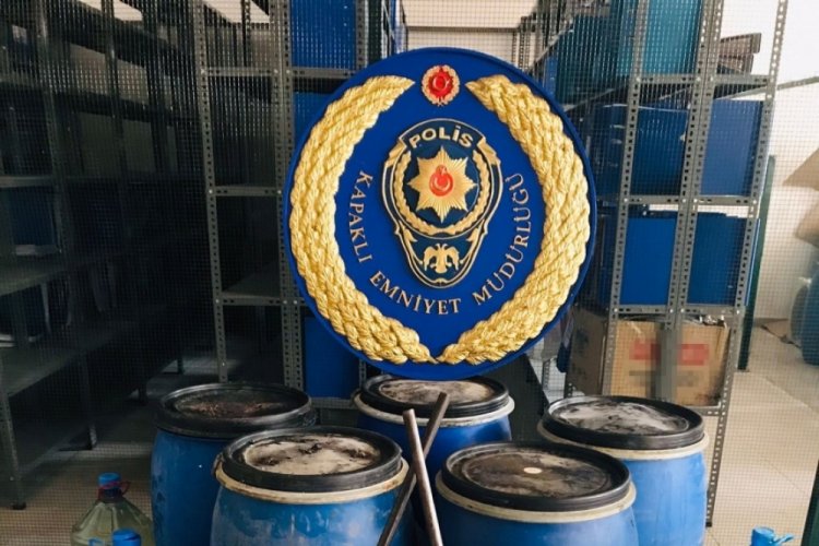 Tekirdağ'da 660 litre ev yapımı i&ccedil;ki ele ge&ccedil;irildi