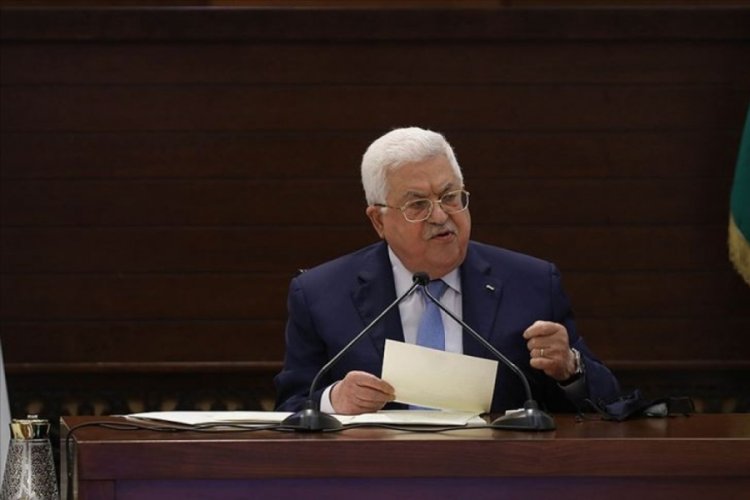 Filistin Devlet Başkanı Abbas, Tunus Cumhurbaşkanı Said ile Cezayir'de g&ouml;r&uuml;şt&uuml;