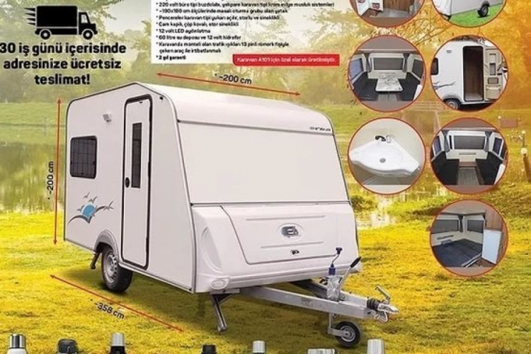 &Uuml;nl&uuml; zincir market şimdide karavan satıyor