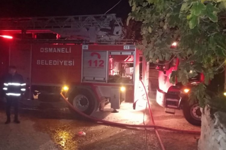 Bilecik'te evde yangın: 1 kişi hayatını kaybetti