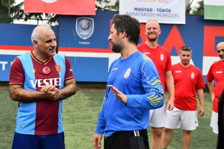 Trabzon'da T&uuml;rkiye-Macaristan dostluk ma&ccedil;ı oynandı
