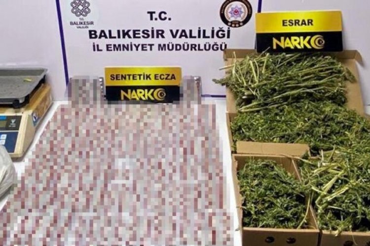Balıkesir'de uyuşturucu operasyonu!