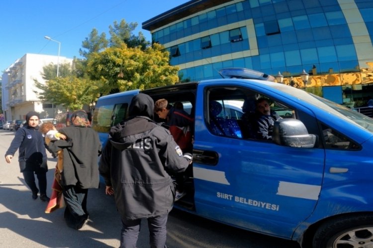 Siirt'te zabıtalar dilencileri denetledi