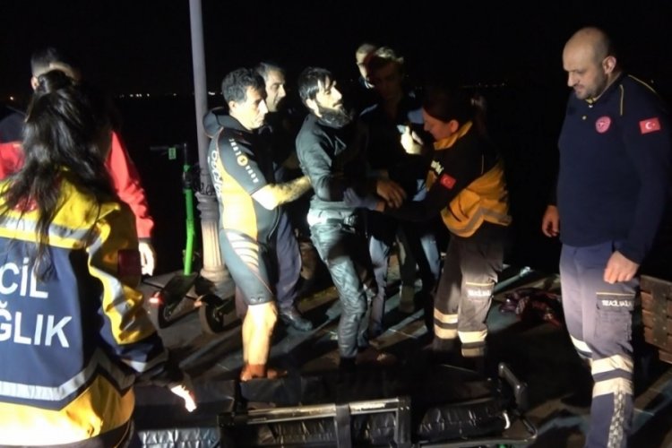 Kocaeli'de balık tutmaya &ccedil;alışan şahıs az daha canından oluyordu