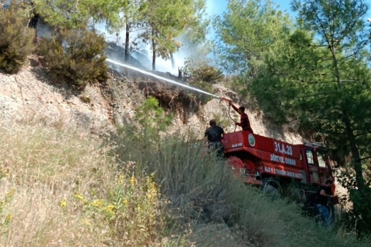 Hatay D&ouml;rtyol'da &ccedil;ıkan orman yangını s&ouml;nd&uuml;r&uuml;ld&uuml;