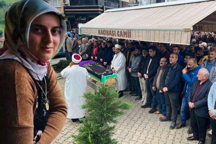 Rize'de motorlu testerenin &uuml;zerine d&uuml;şen kadın toprağa verildi