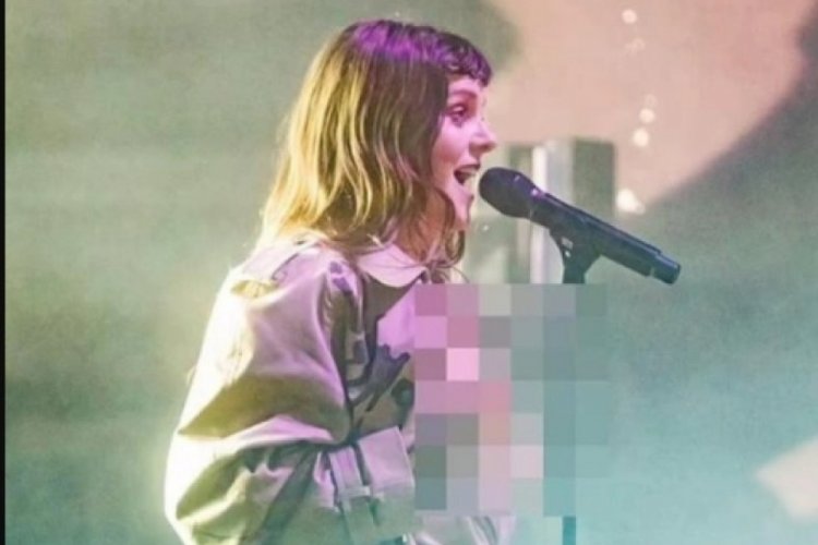&Uuml;nl&uuml; şarkıcı Tove Lo, sahnede soyundu