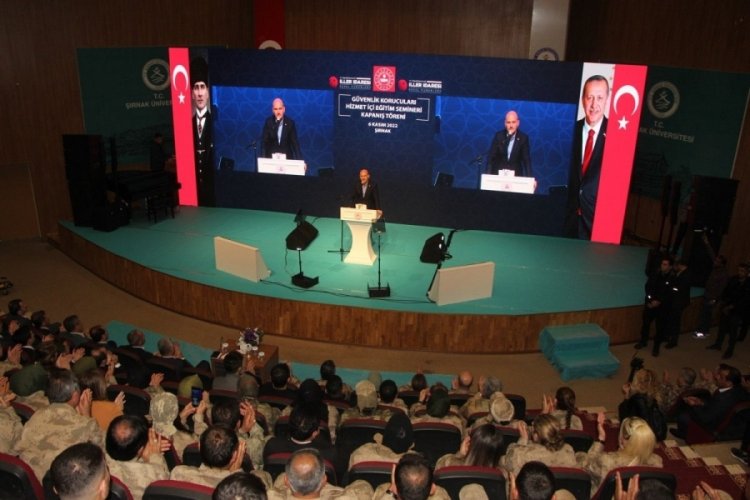 S&uuml;leyman Soylu Şırnak'ta konuştu