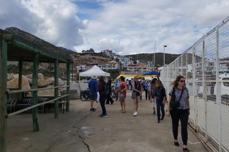 Muğla Dat&ccedil;a'ya ilk kez kruvaziyer gemisi geldi