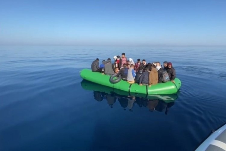 Aydın'da 30 d&uuml;zensiz g&ouml;&ccedil;men kurtarıldı