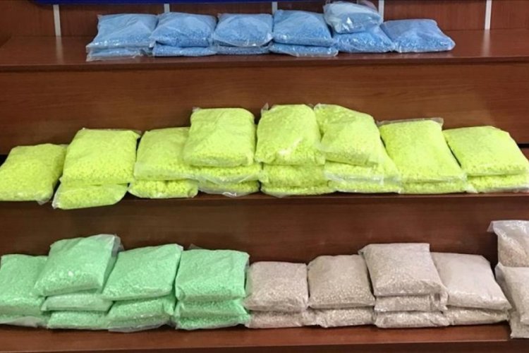 Tekirdağ'da otomobilde 6 bin 860 uyuşturucu hap ele ge&ccedil;irildi