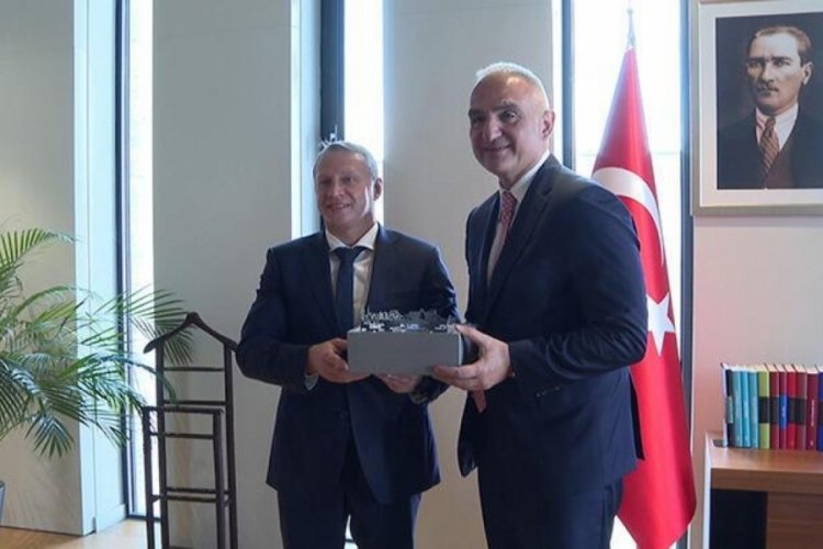 K&uuml;lt&uuml;r Bakanı Ersoy İsrailli mevkidaşıyla g&ouml;r&uuml;şt&uuml;