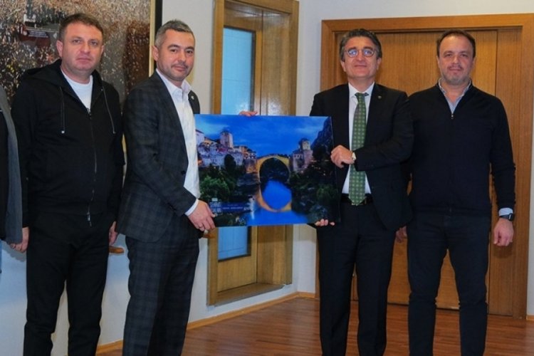 İsmail Erg&uuml;neş'ten Bursaspor'a ziyaret