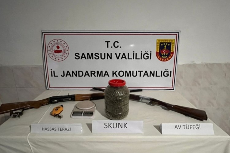 Samsun'da uyuşturucu operasyonu: 2 g&ouml;zaltı