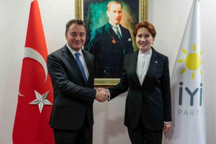 DEVA Partisi Genel Başkanı Babacan Akşener ile g&ouml;r&uuml;şt&uuml;
