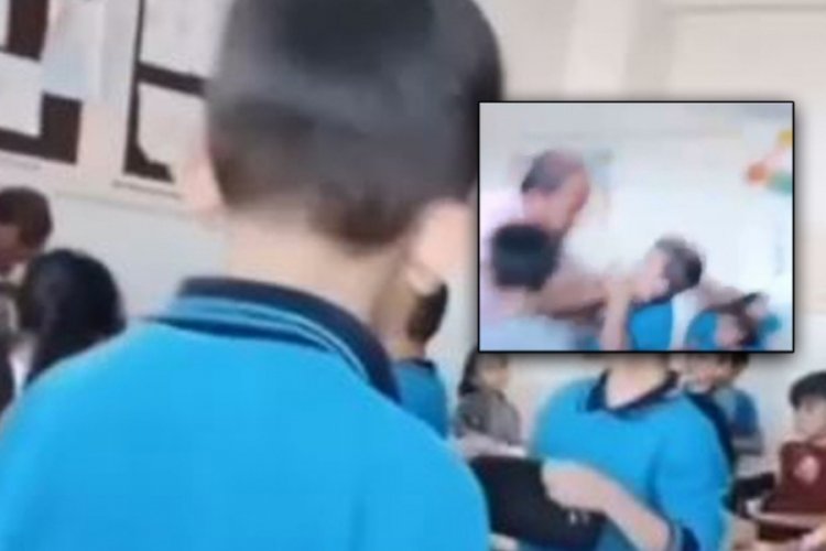 &Ouml;ğrencisinin boğazını sıkan &ouml;ğretmen a&ccedil;ığa alındı