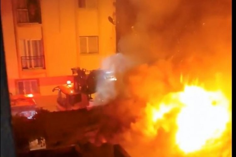 Manisa'da evde yangın &ccedil;ıktı! son anda faciadan kurtuldular