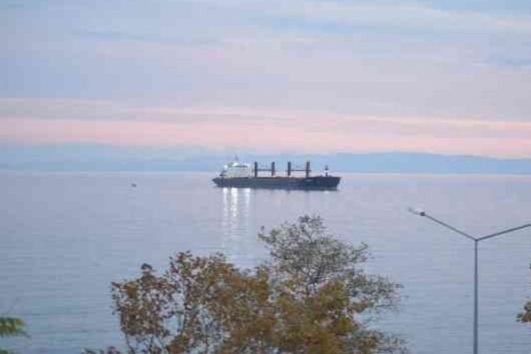 Tekirdağ'da karaya oturan gemi, y&uuml;k&uuml; boşaltılarak kurtarılacak