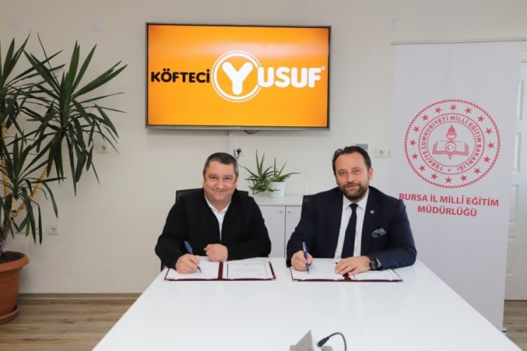Bursa İl Mill&icirc; Eğitim M&uuml;d&uuml;rl&uuml;ğ&uuml; ile&nbsp;K&ouml;fteci Yusuf iş birliği yaptı