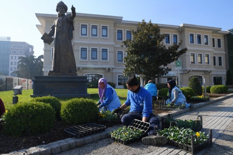 Bursa Osmangazi kış &ccedil;i&ccedil;ekleri ile renklenecek
