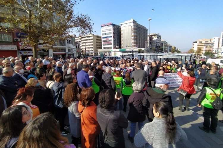 Bursa'da alevi dernekleri Torba Yasasını protesto etti