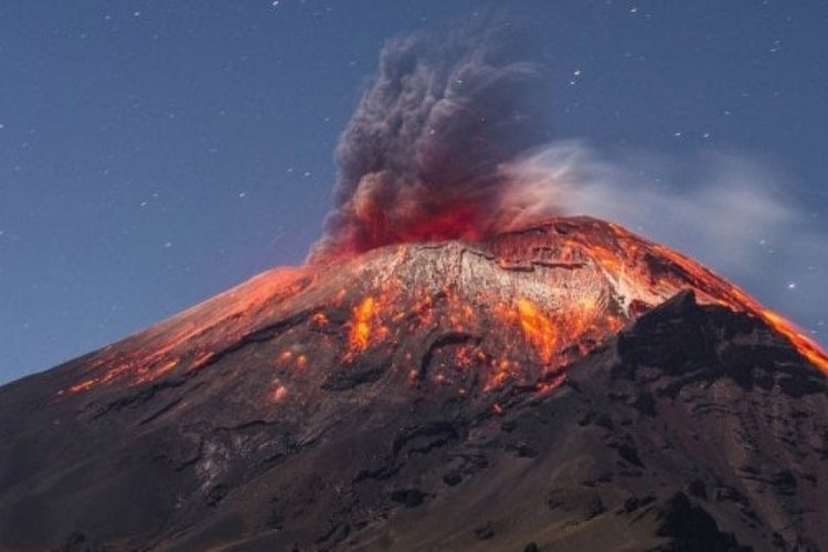 Popocatepetl Yanardağı'nda son 1 ayda 13 patlama meydana geldi