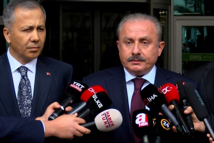 TBMM Başkanı Şentop, patlamada yaralananları ziyaret etti